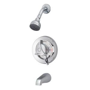 Symmons Temptrol Single Handle Tub and Shower Faucet in Chrome S 96 2