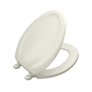 KOHLER Stonewood Elongated Closed Front Toilet Seat in Biscuit K 4647 96