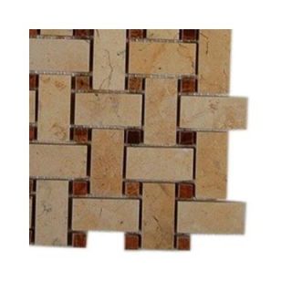 Splashback Tile Basket Braid Jerusalem Gold and Wood Onyx Stone Mosaic Floor and Wall Tile   6 in. x 6 in. Floor and Wall Tile Sample L3A12 STONE TILE