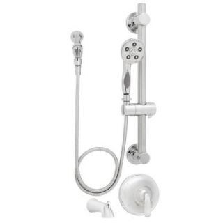 Speakman Caspian ADA Hand held Shower and Tub Combinations with Grab Bar in Polished Chrome SM 7090 ADA P