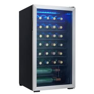 Danby 18 in. 36 Bottle Wine Cooler with One Temperature Zone DWC93BLSDB
