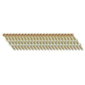 Scrail 3 in. x 1/9 in. 33 Degree Coarse Thread Electro Galvanize Plastic Strip Square Head Nail Screw Fastener (1,000 Pack) SCPS1013FSEG