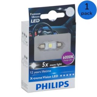 Philips LED Retrofit 6000K 38MM Interior Bulb (1 Pack) 128596000KX1