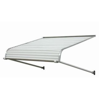 NuImage Awnings 5 ft. 2500 Series Aluminum Door Canopy (16 in. H x 42 in. D) in White 25X7X6001XX05X