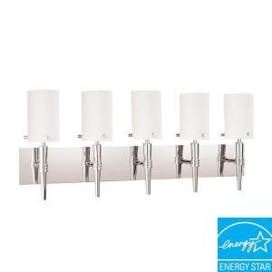 Green Matters Jet 5 Light Chrome Wall Sconce DISCONTINUED HD 3870