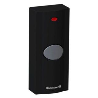 Honeywell Add on / Replacement Wireless Door Chime Push Button, Black, Compatible w/Honeywell 200 Series Chimes RPWL201A