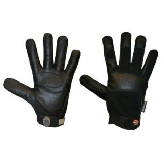 Dickies Extra Large ToughTask Insulated Black Grain Goatskin Activity Glove D77834
