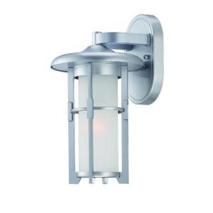 Acclaim Lighting Luma Collection Wall Mount 1 Light Outdoor Brushed Silver Light Fixture 9352BS