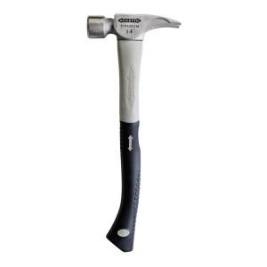Stiletto 14 Oz. Titanium Milled Face Hammer with 16 in. Curved Poly/FG Handle TI14MC P16