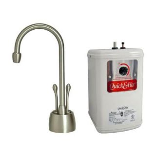2 Handle Hot and Cold Water Dispenser Faucet with Heating Tank in Brushed Nickel I7236 BN