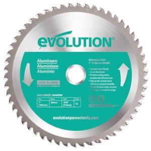Evolution Power Tools 7 in. 54 Teeth Aluminum Cutting Saw Blade 180BLADEAL