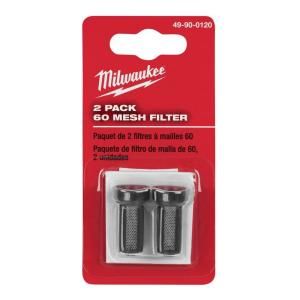 Milwaukee 60 Mesh Paint Sprayer Filters (2 Pack) 49900120