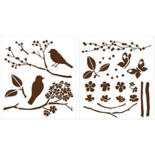 Martha Stewart Crafts Birds and Berries Laser Cut Stencils 32256