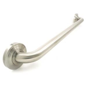 WingIts Platinum Designer Series 48 in. x 1.25 in. Grab Bar Bands in Satin Stainless Steel (51 in. Overall Length) WPGB5SN48BAN