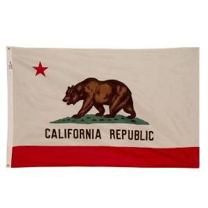 Valley Forge Flag 3 ft. x 5 ft. Nylon California State Flag CA3