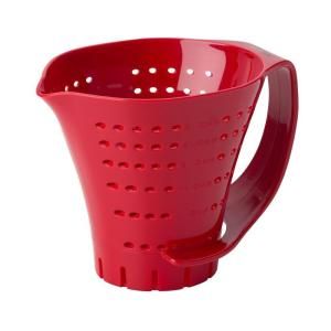 Chefs Planet Measuring Colander in Red 482