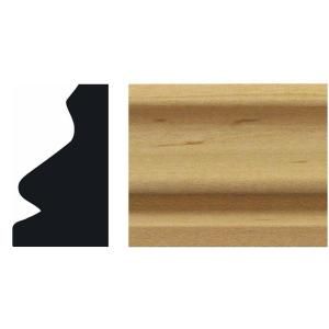 House of Fara 3/4 in. x 1 1/4 in. x 8 ft. Maple Shoe/Panel Moulding 595MP