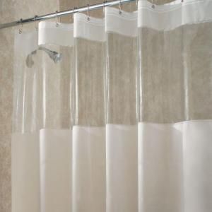 interDesign Hitchcock Stall Size Shower Curtain in Clear 27480