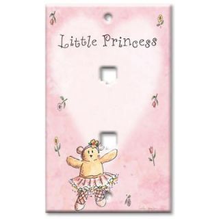 Art Plates Little Princess   Double Phone Jack Wall Plate DPH 350