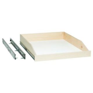 Slide A Shelf Made To Fit Slide Out Shelf, Full Extension, Poly Finished Birch Front SAS FE L B