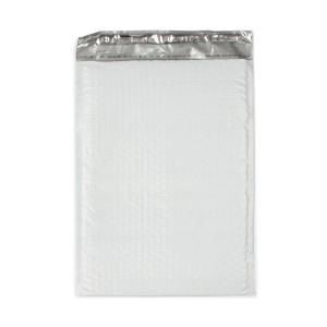 Pratt Retail Specialties 10.5 in. x 15.25 in. White Poly Bubble Mailers with Adhesive Easy Close Strip 100/Case AJ 5