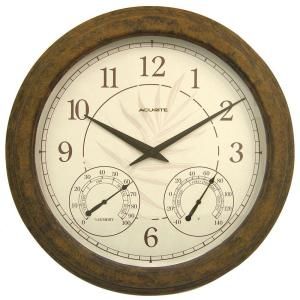 AcuRite 18 in. Wall Clock with Thermometer and Hygrometer DISCONTINUED 01066HDSB