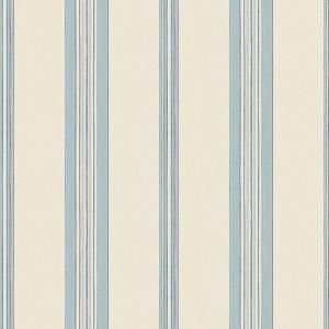 The Wallpaper Company 56 sq. ft. Blue and Beige Multi Stripe Wallpaper WC1282567