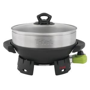 T Fal 12 in. Wok with Steamer WO400852