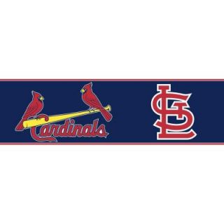 Major League Baseball Boys Will Be Boys II 6 in. St. Louis Cardinals Border ZB3350BD
