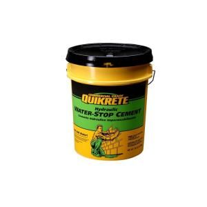 Quikrete 5 Gal. Hydraulic Water Stop Cement 112650