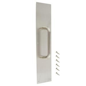 Ironman 4 in. x 16 in. Stainless Steel Pull Plate 65572.0