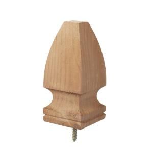 2 in. x 6 in. x 1 ft. Gothic Finial Treated 440517
