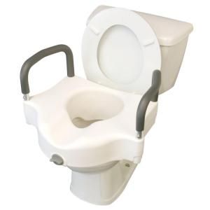 Medline Adjustable Elevated Toilet Seat MDS80316H