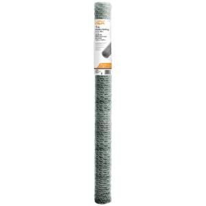 1 in. x 4 ft. x 10 ft. 20 Gauge Galvanized Poultry Netting 308420HD