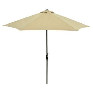 9 ft. Aluminum Patio Umbrella in Sunbrella Spectrum Sand 9900 01504711