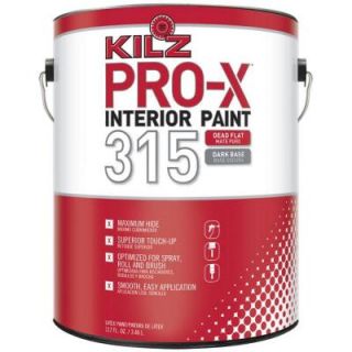 KILZ PRO X 1 gal. Dark Base Flat Interior Paint PX31501