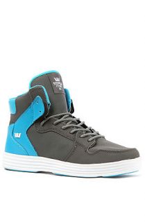 Supra Shoe Vaider Lite in Grey, Royal and White