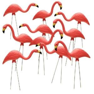27 in. Pink Flamingo 10 Pack HDR 499485