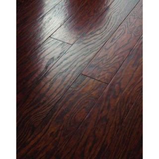 Shaw 3/8 in. x 5 in. Subtle Scraped Ranch House Rifle Oak Engineered Hardwood Flooring (19.72 sq. ft. / case) DH78500613