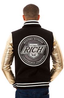 Joyrich Jacket Rich Team Varsity in Black and Gold