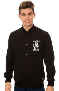 Crooks and Castles Jacket Paper Chasers in Black