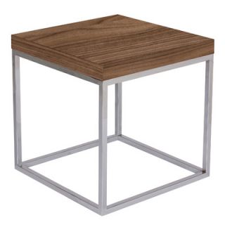 Tema Prairie End Table 9500.6 Finish Walnut / Chrome