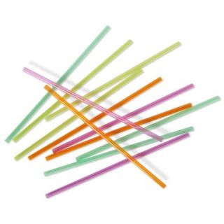Oh Joy Colorful Plastic Straws 12ct