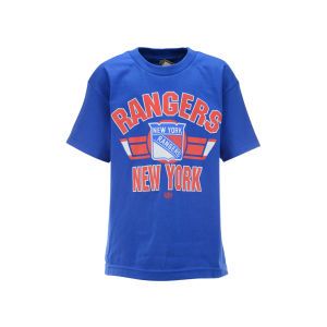 New York Rangers Old Time Hockey NHL Youth Bowman T Shirt