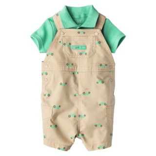 Just One YouMade by Carters Boys Shortal and Bodysuitl Set   Green/Khaki 12 M