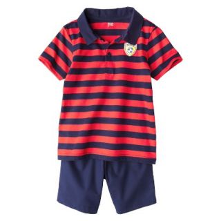 Just One YouMade by Carters Boys 2 Piece Set   Red/Dark Blue 12 M