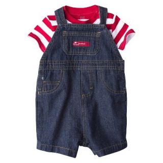 Just One YouMade by Carters Boys Shortall and Bodysuit Set   Red/White 3 M