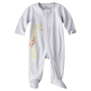 Just One YouMade by Carters Newborn Sleep N Play   Set Gray/White 9 M