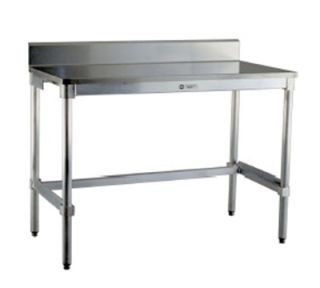 New Age Work Table w/ Stainless Top & 16 Gauge Stainless Top, 72x24 in, Aluminum