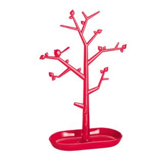 Koziol PIP Large Trinket Tree Jewelry Stand 526XX Color Red and Transparent